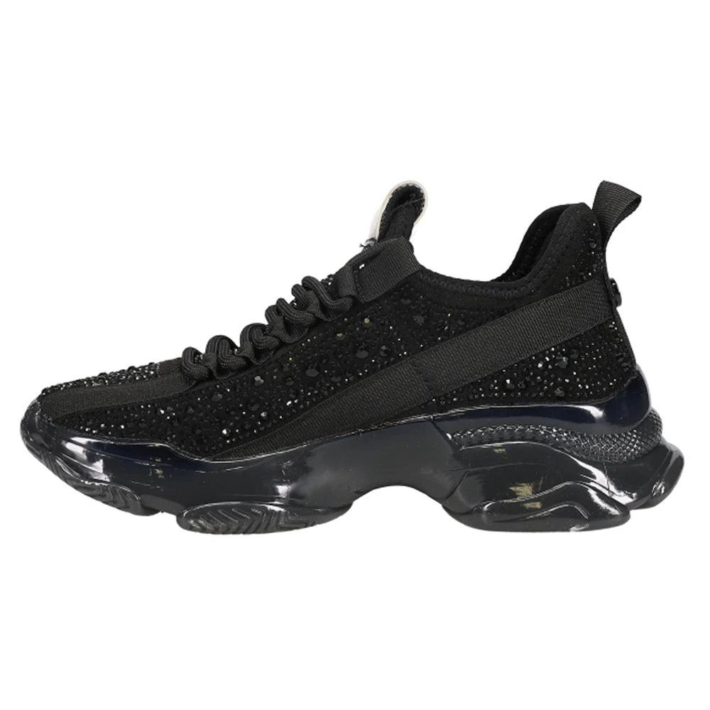 Steve Madden Maxima Rhinestone Embossed Lace Up Sneakers 3