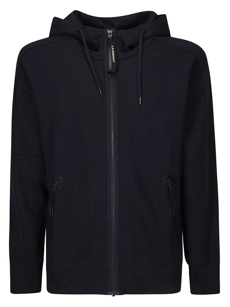 【CP COMPANY】Diagonal Raised Fleece Zipped Goggle Hoodie C.P. Company DIAGONAL RAISED FLEECE GOGGLE ZIPPED HOODED