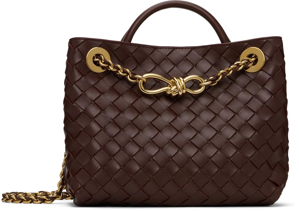 ハンドバッグ Bottega Veneta Brown Leather Small Andiamo Handbag Bottega Veneta Women's' Small Andiamo Handbag in Brown | LN-CC®