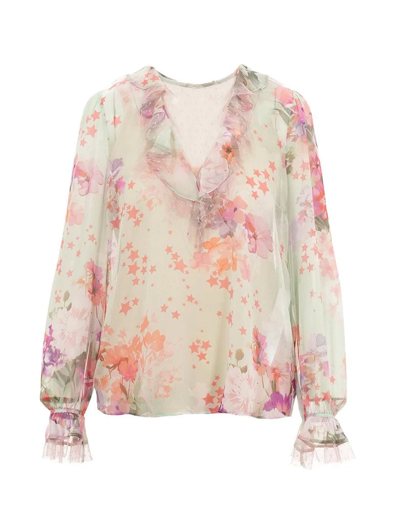 TWINSET TWINSET Floral-Printed Panelled Blouse 1