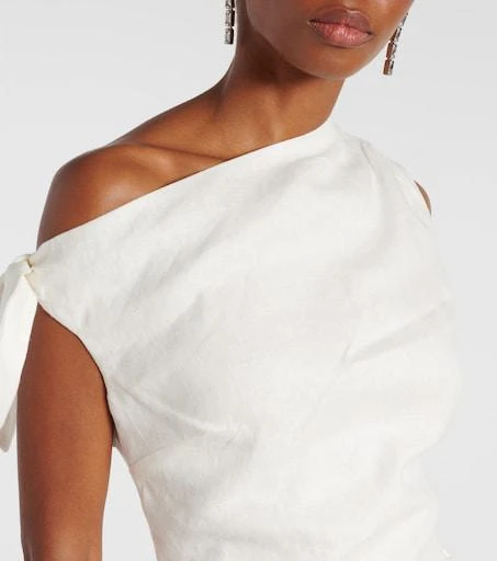target linen shift dress White Linen Shift Dress main image 0