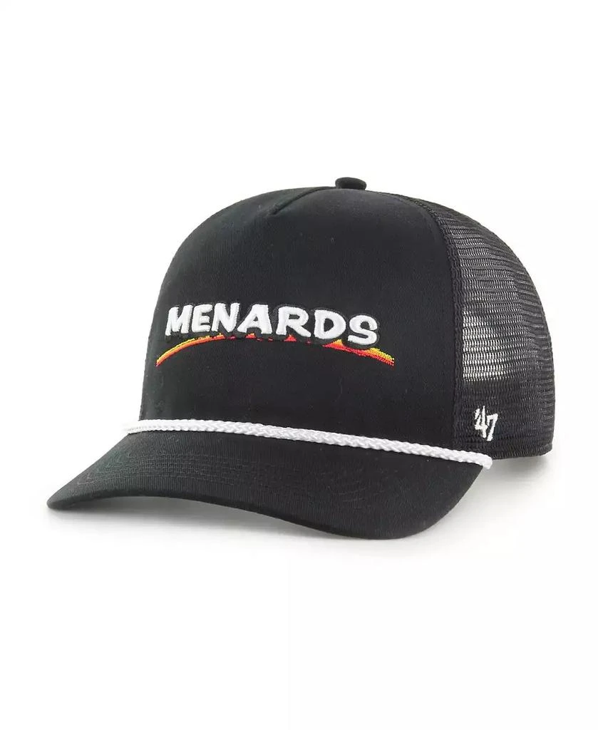 47 Brand Men's Black Ryan Blaney Menards Triple Hit Corduroy Adjustable Hat 2