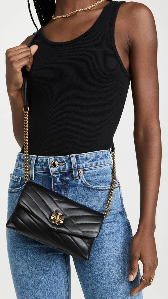 Tory Burch Kira Chevron Chain Wallet 2