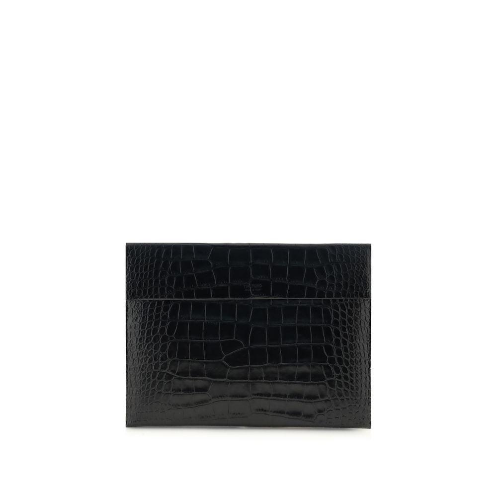 Tom Ford Crocodile print leather Men's Pouch