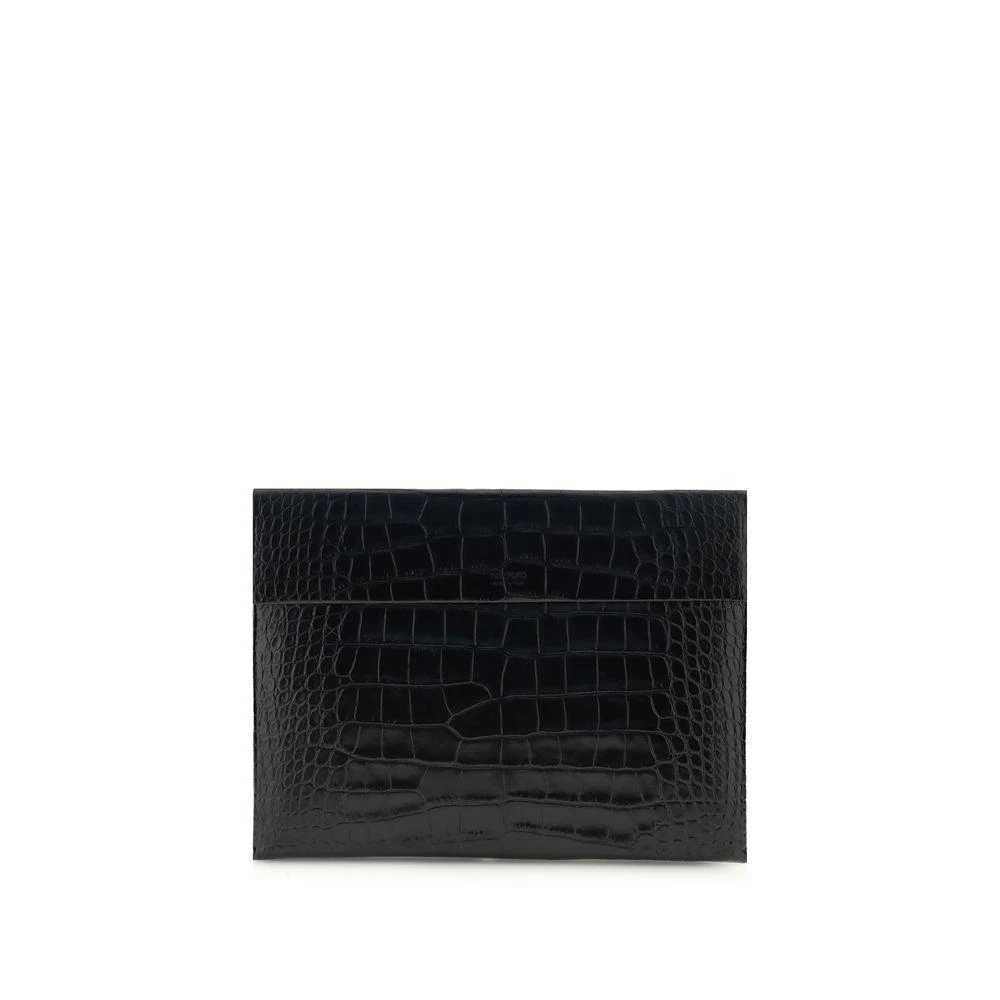 Tom Ford Crocodile print leather Men's Pouch 1