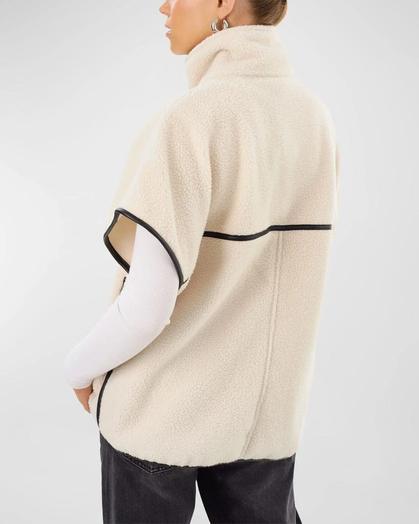 LaMarque Eudora Polar Fleece Short-Sleeve Jacket 4