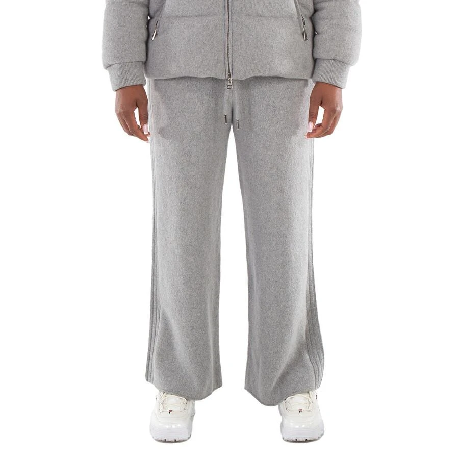 Moncler Charcoal Cashmere-Blend Relaxed-Fit Sweatpants 1
