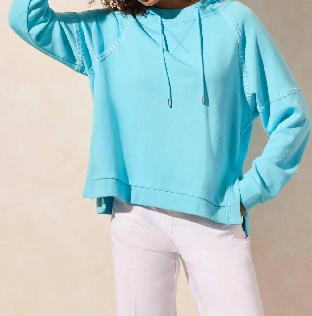 Tribal Tribal - French Terry Contrast Stitch Long Sleeve Hoody