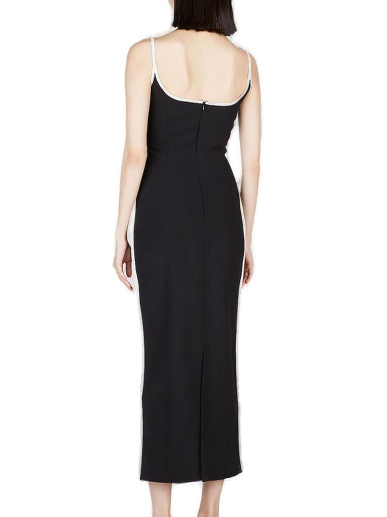 Paris Georgia Paris Georgia Heart Rear-Zipped Midi Dress