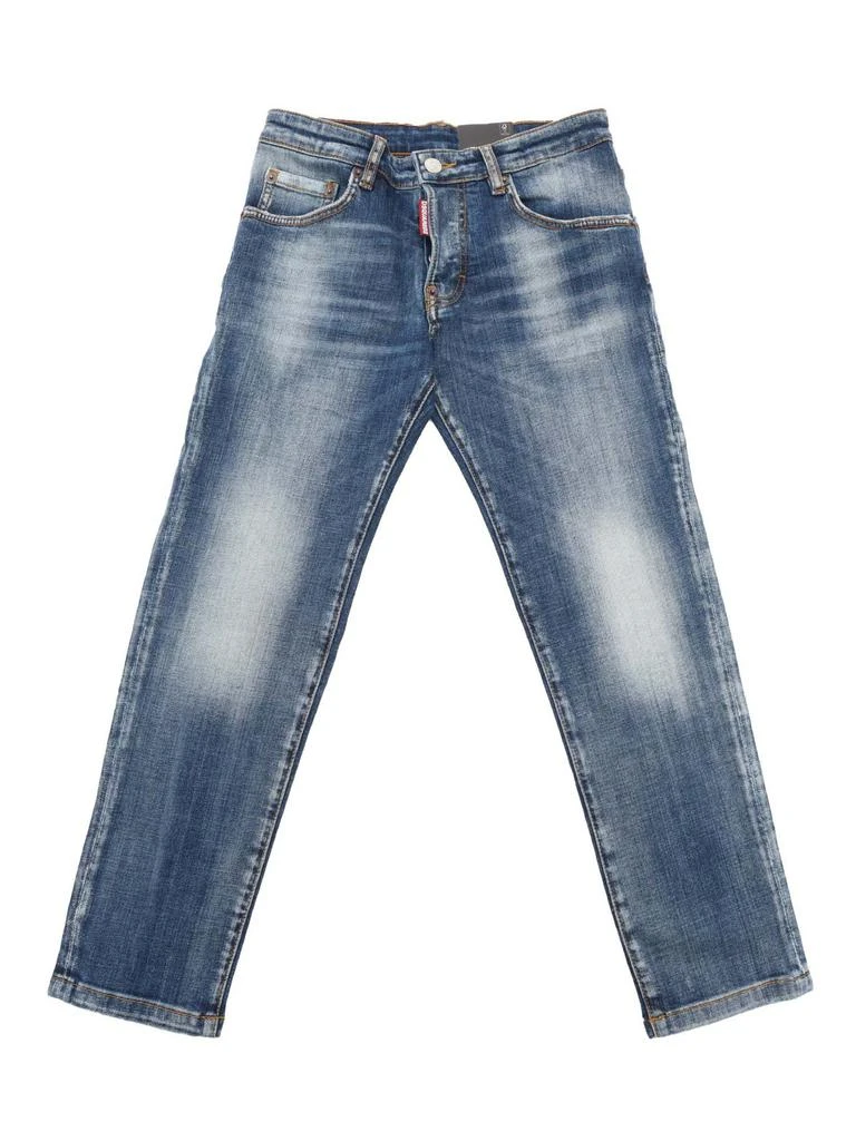 DSQUARED2 Dsquared2 Kids Logo Tag Straight-Leg Jeans 1