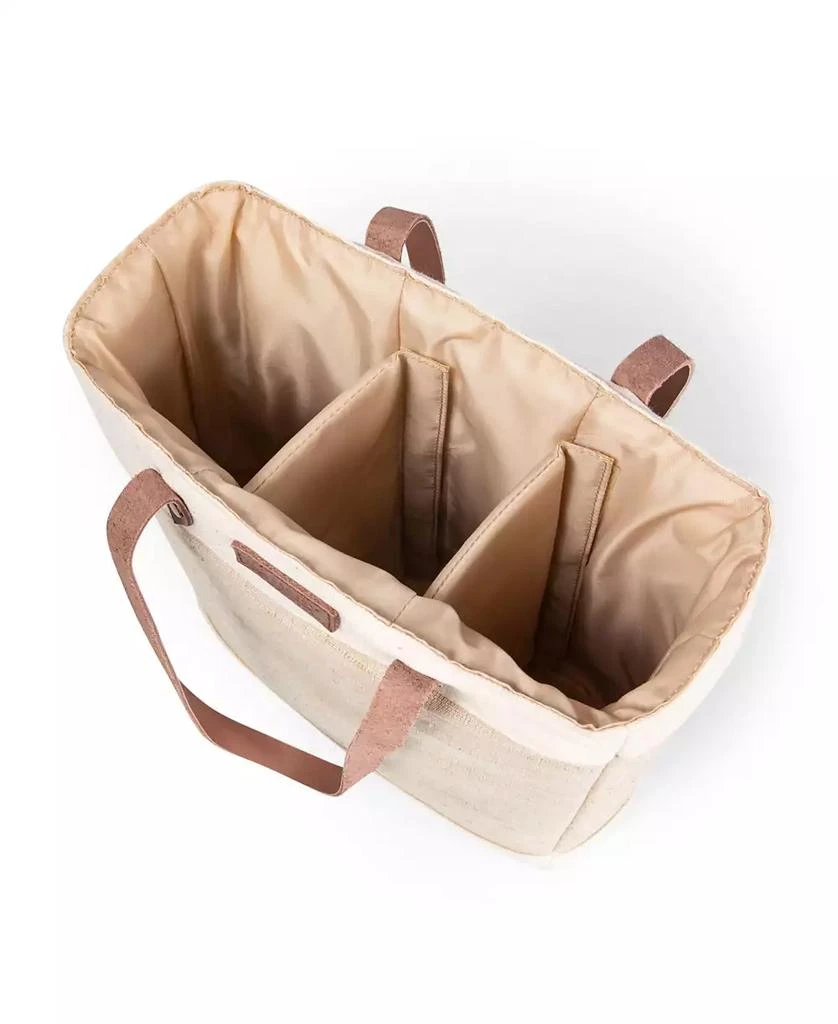 Legacy Legacy Pinot Jute 3 Bottle Insulated Wine Bag 5