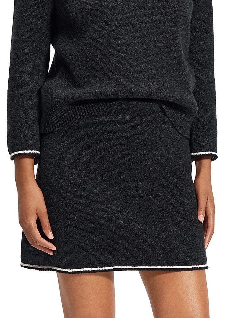 Theory Felted Tweed Miniskirt 4