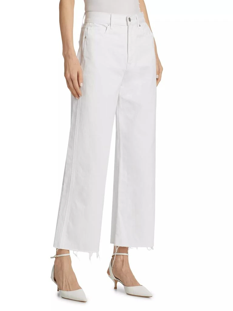 VERONICA BEARD Taylor High-Rise Cropped Wide-Leg Jeans 4