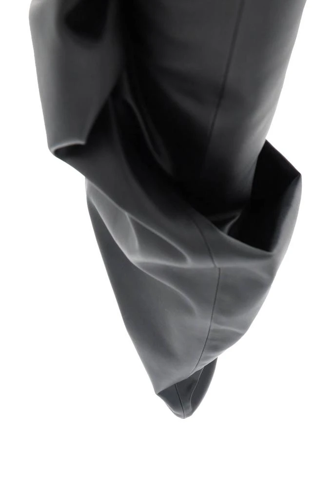 Alexander McQueen armadillo boots with bow 2