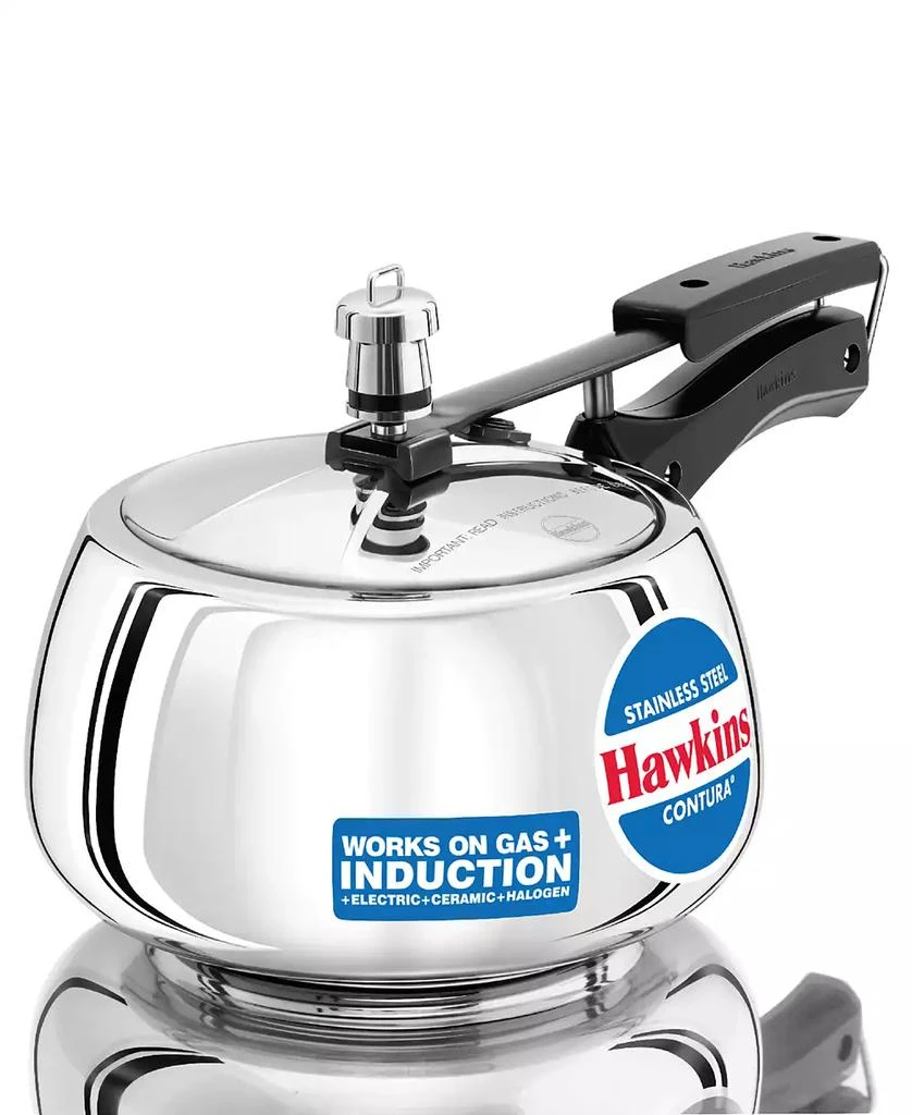 Hawkins 3 Liter Stainless Steel Contura Induction Compatible Pressure Cooker 2