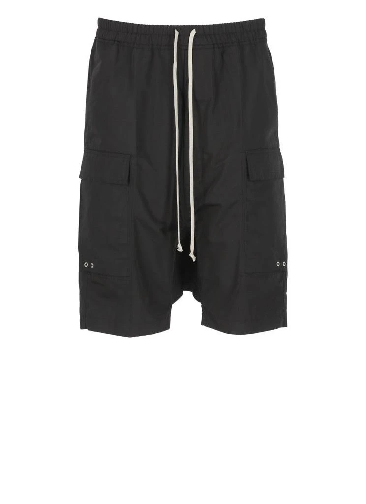 DRKSHDW Black Cargo Bermuda Shorts 1