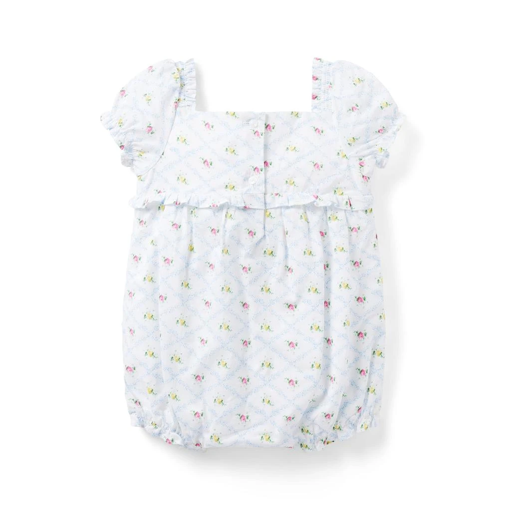 Janie and Jack Floral Smocked Bubble (Infant) 2