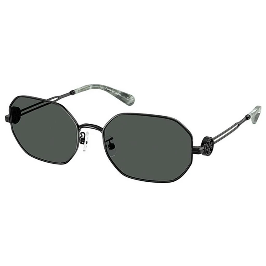 Tory Burch Tory Burch Women's Black Irregular Sunglasses 1