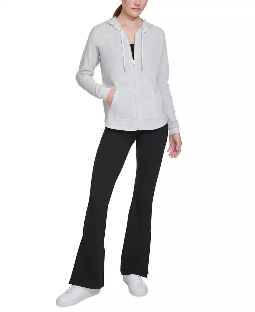 Calvin Klein Ruched-Sleeve Zip Hoodie, XS- 12
