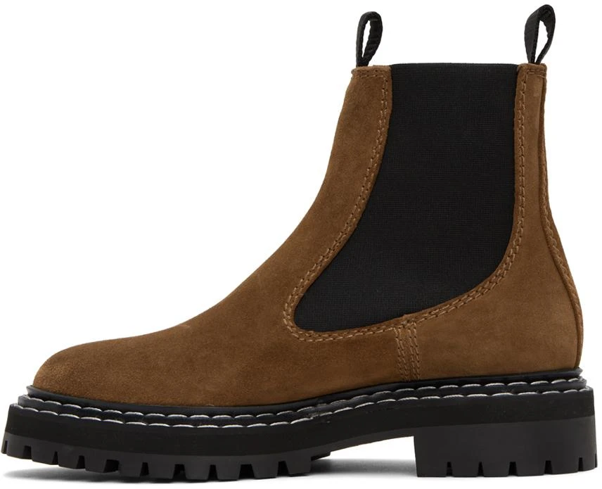 Proenza Schouler Brown Lug Sole Chelsea Boots 3