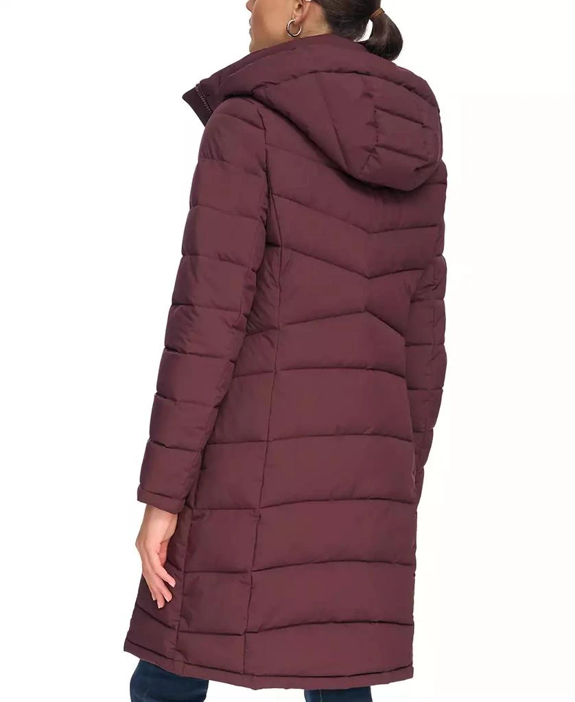 Calvin Klein Women's Hooded Stretch Puffer Coat, Created for Macy's 2