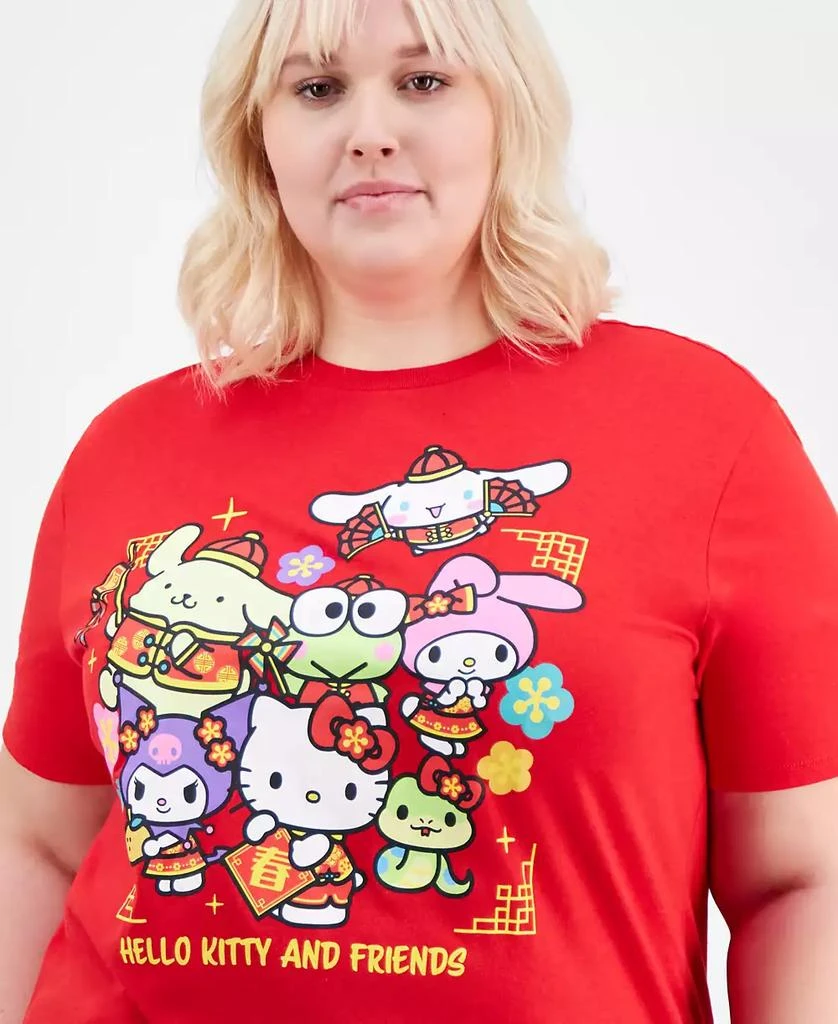 Love Tribe Trendy Plus Size Hello Kitty Lunar New Year T-Shirt 3