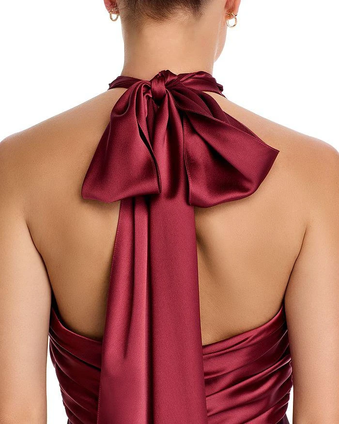 Amsale Halter Gown 5