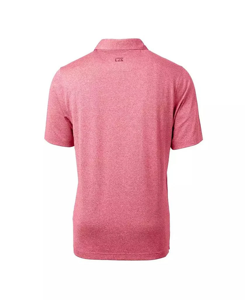 Cutter & Buck Men's Cardinal Atlanta Falcons Throwback Logo Forge Heathered Stretch Polo 2