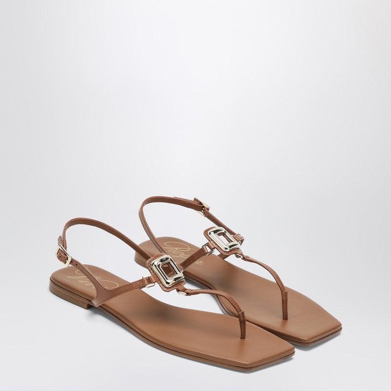 Roger Vivier Women's Leather Viv By The Sea Sandals