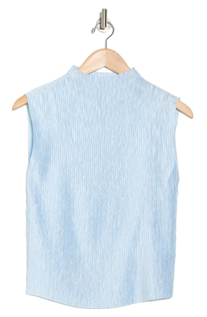 DKNY Funnel Neck Pleated Woven Top 3