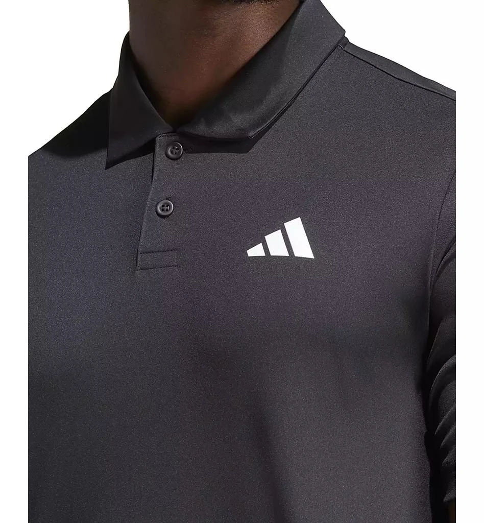 Adidas Men's 3-Stripes Short Sleeve Performance Club Tennis Polo Shirt 4