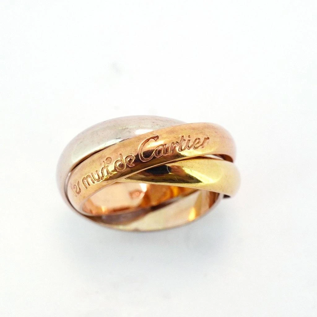 Cartier pink gold (18K) gold (18K) yellow gold (18K) Band Ring (Pre-Owned) 2