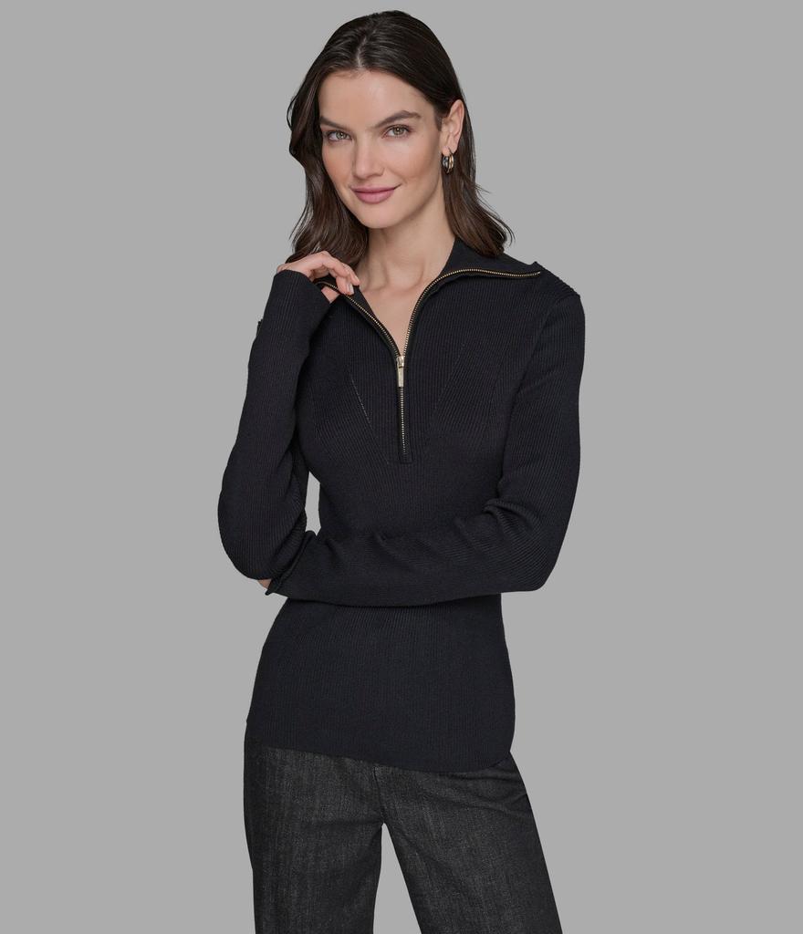 Karl Lagerfeld Paris HALF ZIP SWEATER