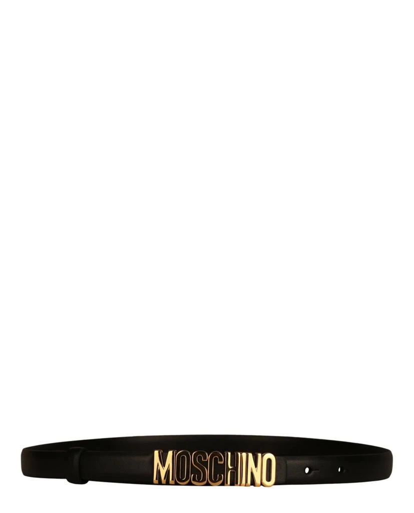 Moschino Leather Logo Belt 1