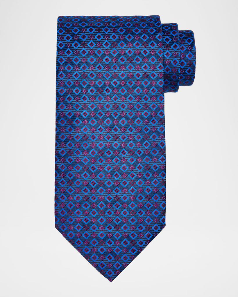 Stefano Ricci Men's Woven Squares Silk Tie