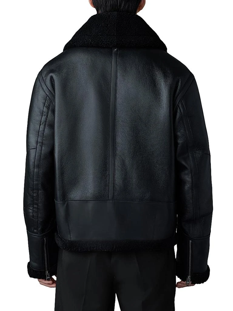 Mackage Atlas Shearling & Leather Aviator Jacket 5