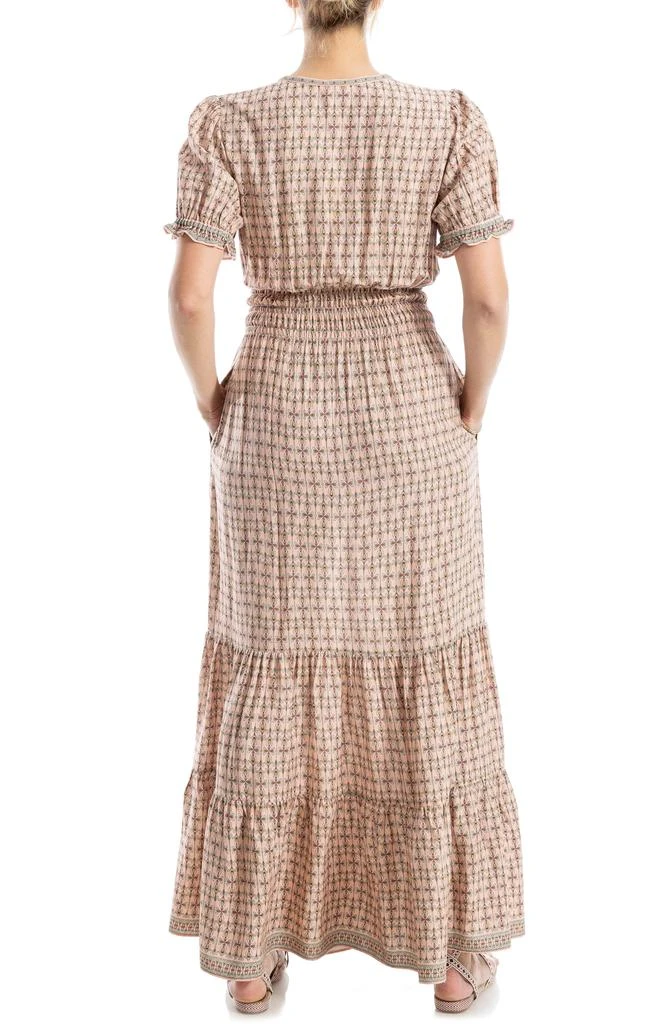 Max Studio Short Sleeve Tiered Maxi Dress 2