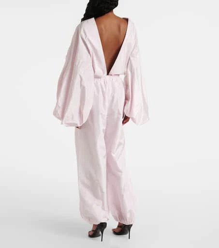 Alaïa Balloon silk wide-leg pants 3