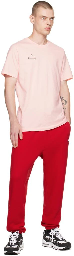 Nike Jordan Red Brushed Lounge Pants 4