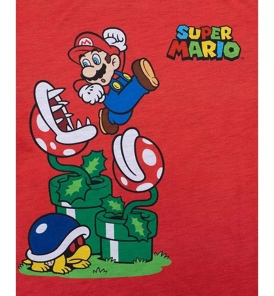 Nintendo Little and Big Boys 3-Pc. Mario Short-Sleeve Pajama Set 3