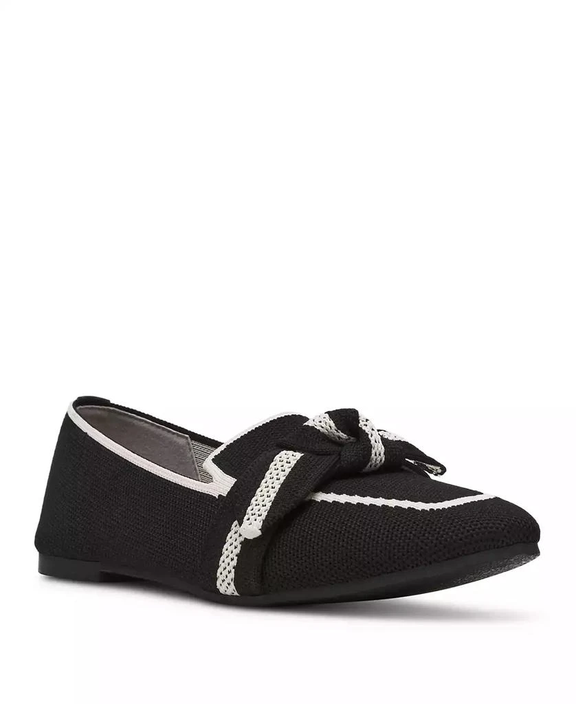 Anne Klein Women's Tanya Bow Knit Slip On Loafers 1
