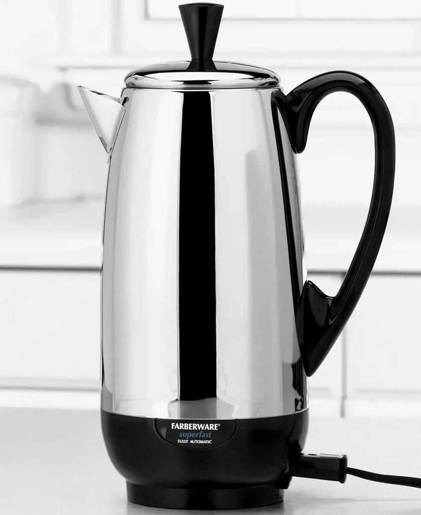 Farberware 12-Cup Percolator, Stainless Steel, FCP412 2