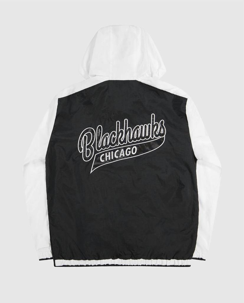 Starter Starter - Men's Chicago Blackhawks Pullover Half-zip Hooded Prospect Jacket