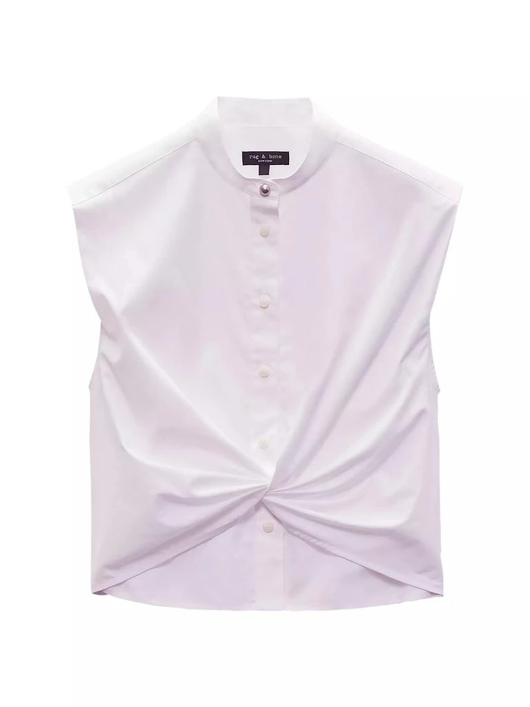Rag & Bone Louisa Sleeveless Poplin Shirt 1