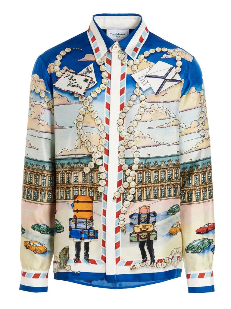 Casablanca Casablanca Allover Printed Long-Sleeved Shirt 1