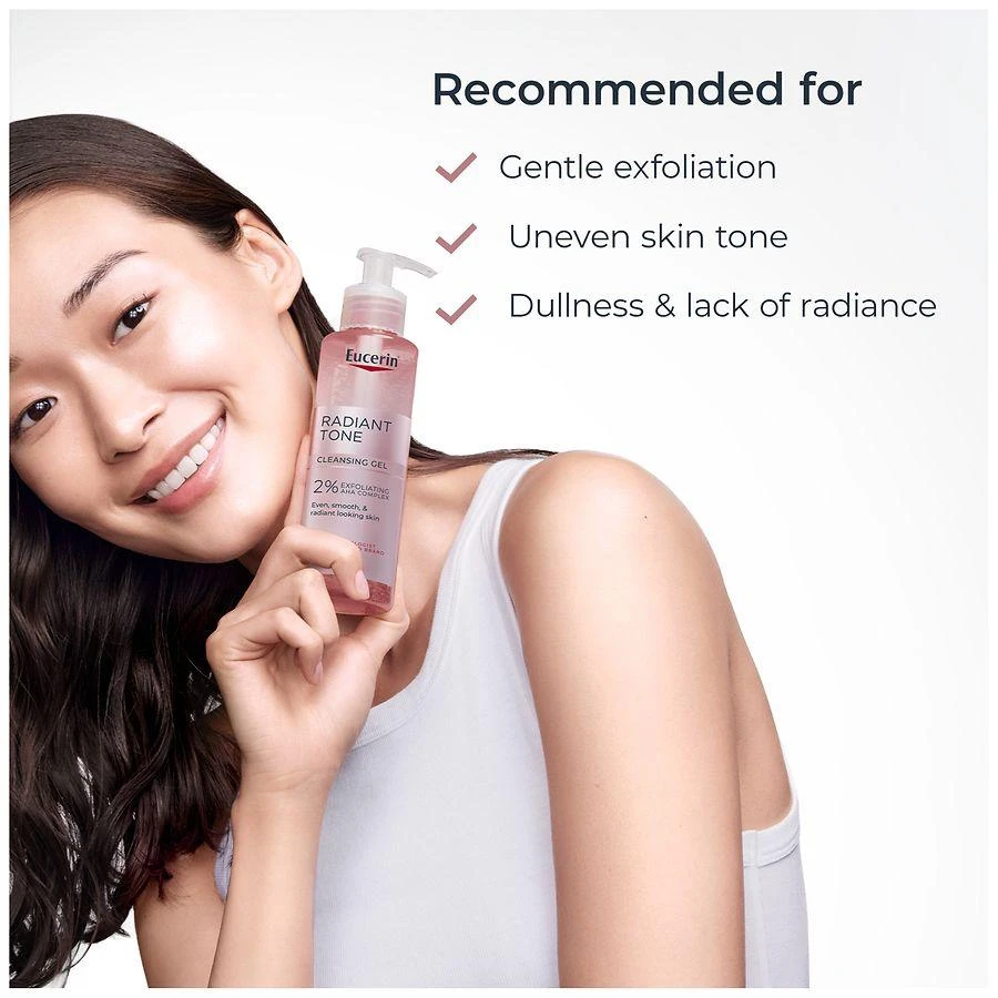 Eucerin Face Radiant Tone Cleansing Gel, Face Cleanser With AHA Complex 6