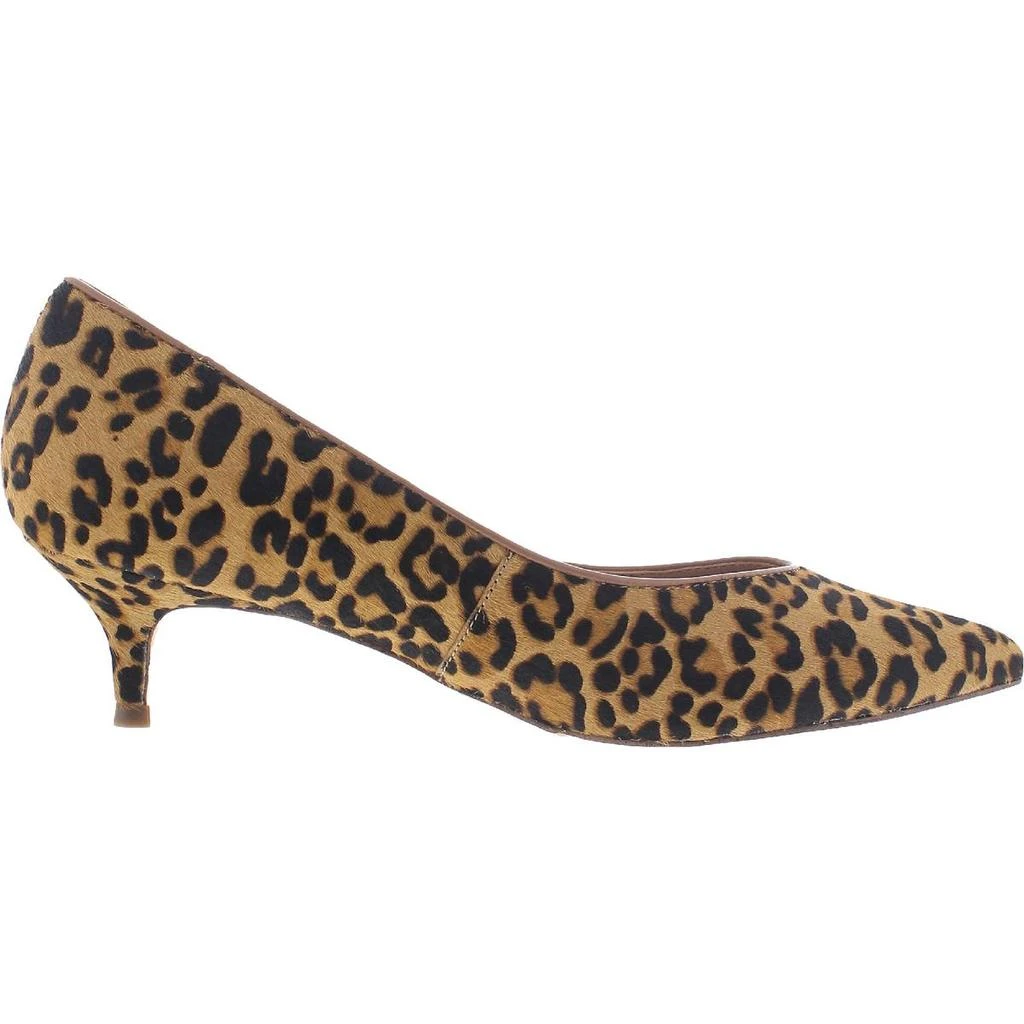 VIONIC Josie Leopard Womens Leather Slip On Kitten Heels 2