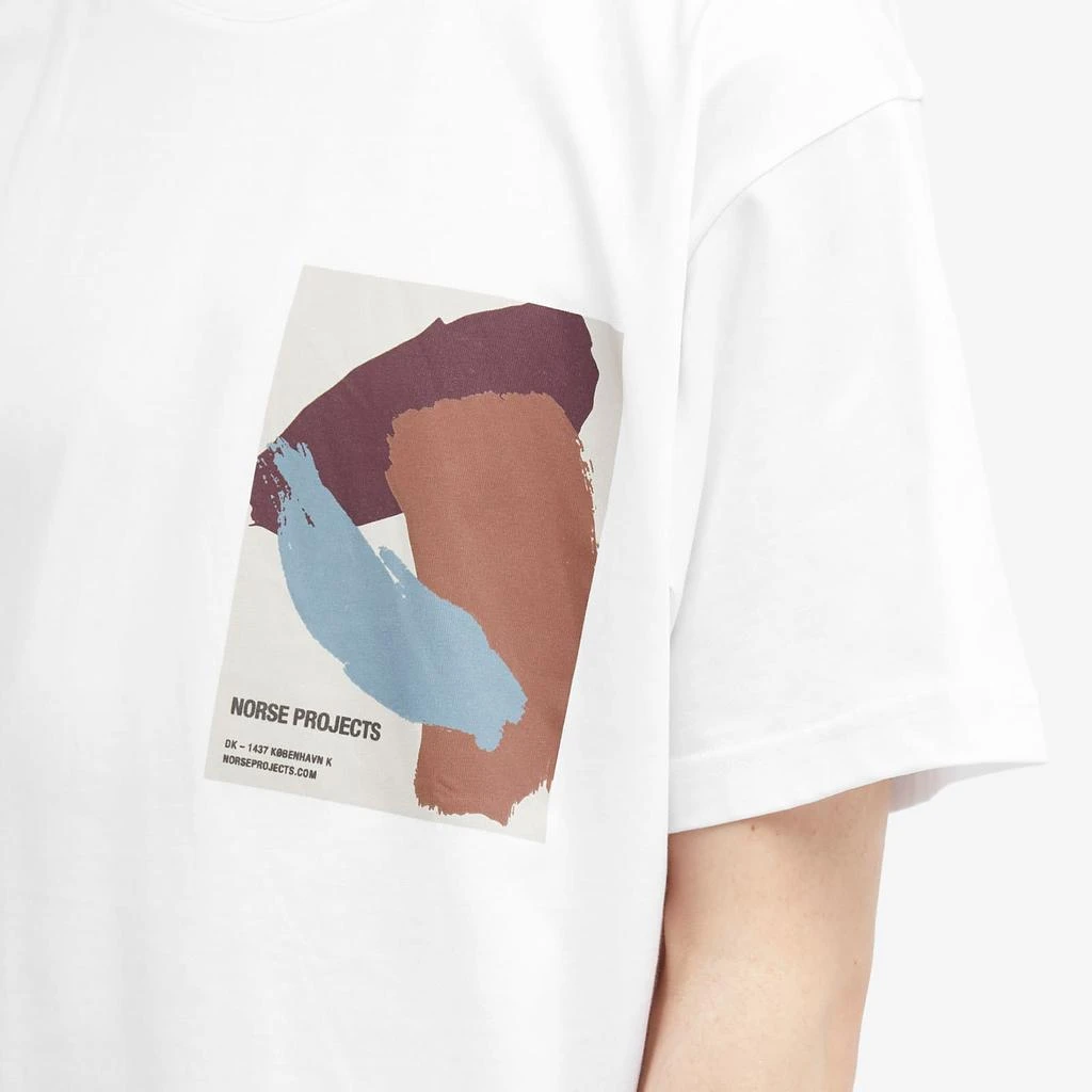 Norse Projects Norse Projects Simon Organic Brush Stroke Print T-Shirt 5