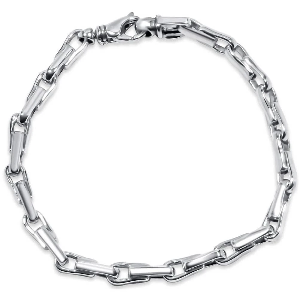 Pompeii3 Men
s 14k Gold (25gram) or Platinum (39gram) 6mm Link Bracelet 8.5" 4