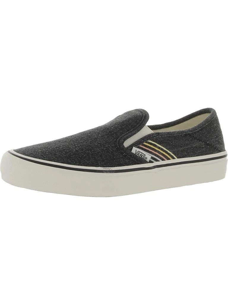 Vans Womens Denim Slip On Loafers 1